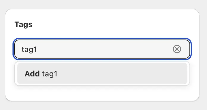 Adding a tag while editing a resource in ResourceHub